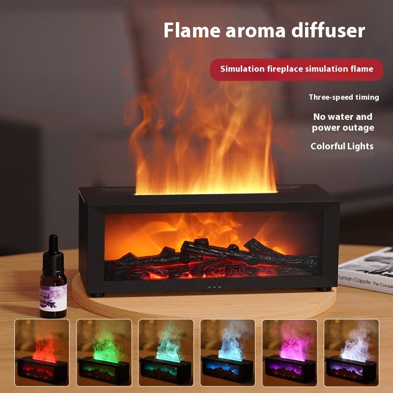 Nouvelle machine d'aromathérapie à flamme Diffuseur d'huiles essentielles colorées